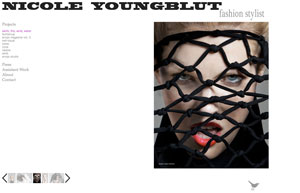 nicole youngblood's portfolio website